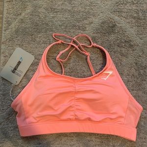 Gymshark coral sports bra